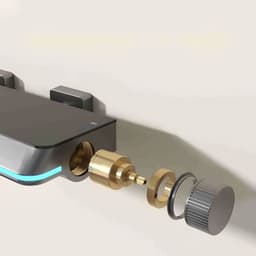 Détail tablette intégrée et sélecteur