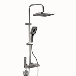 Pomme de douche rectangulaire effet pluie 290 × 195 mm