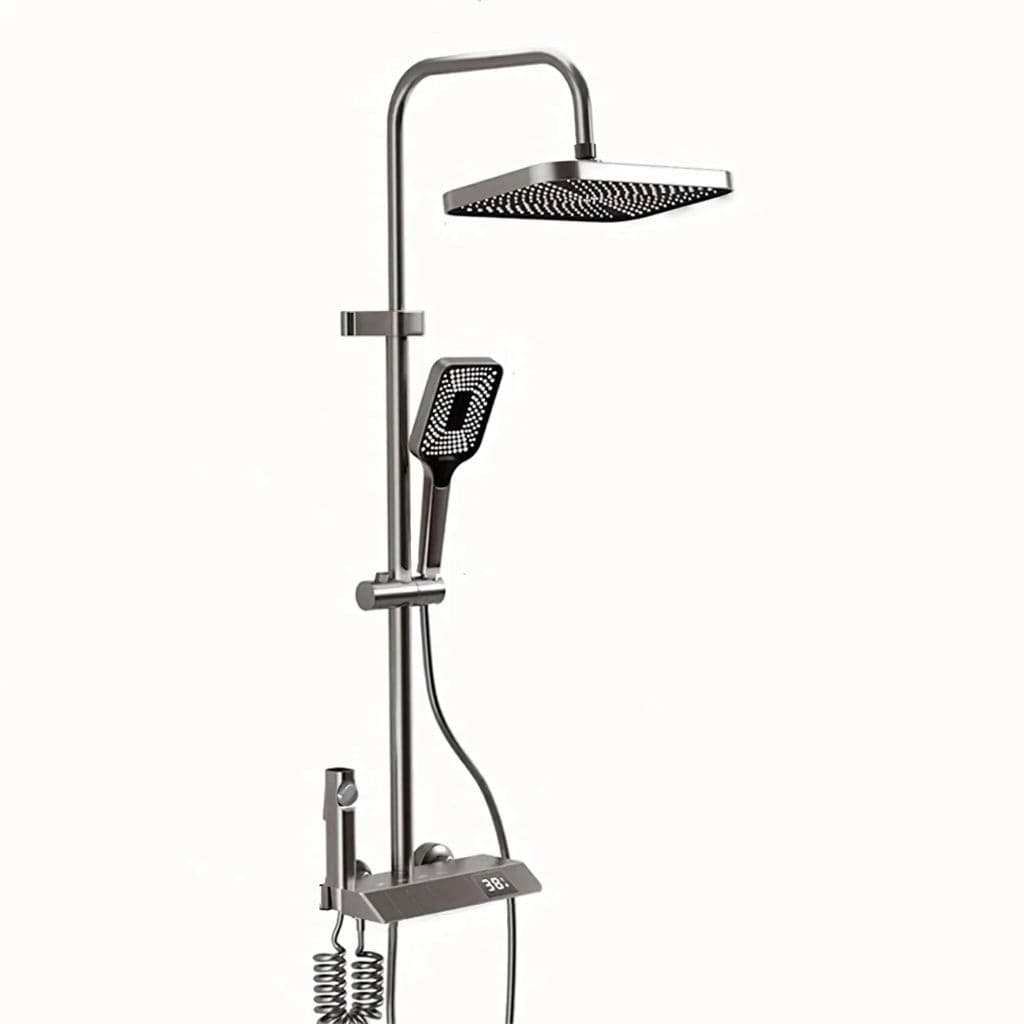 Pomme de douche rectangulaire effet pluie 290 × 195 mm