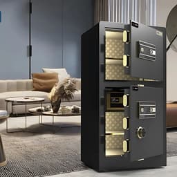 Ambiance — coffre INEO SF01 dans un salon moderne