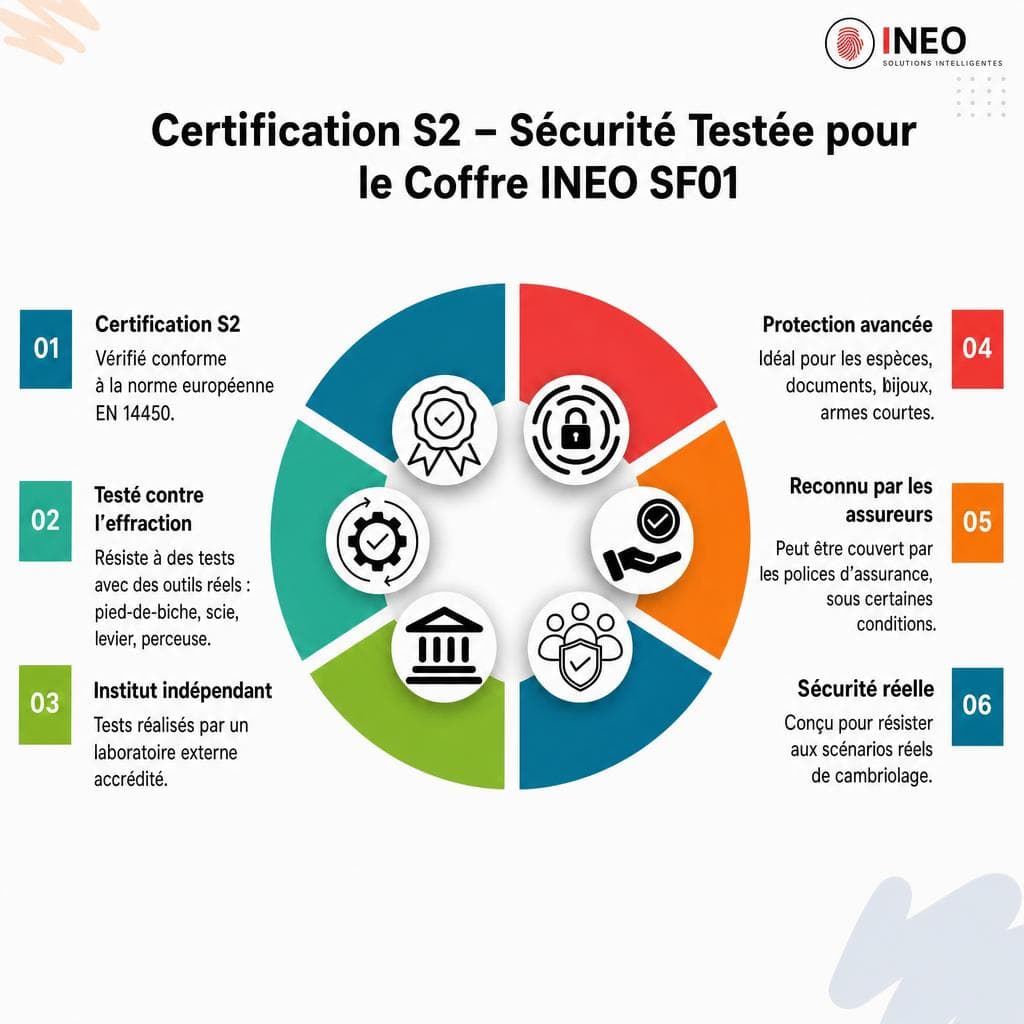 Certification S2 — Sécurité Testée pour le Coffre INEO SF01